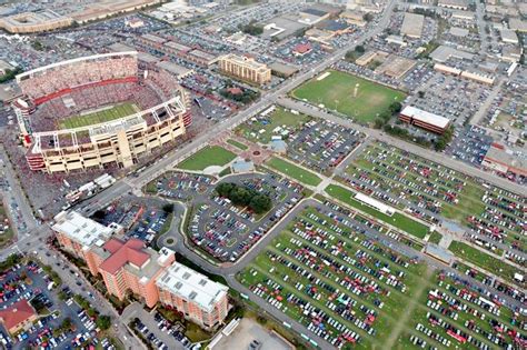 University of South Carolina Gamecock Park Aerial Photo | Aerial photo ...