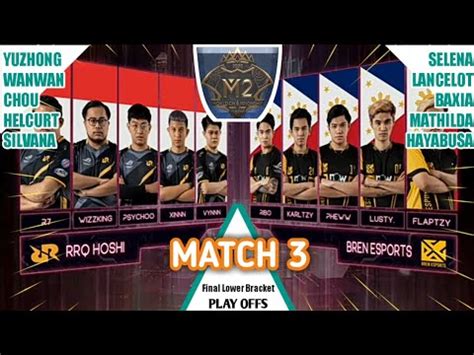 Final Lower Bracket Vs Rrq Hoshi Vs Bren Esports Match M