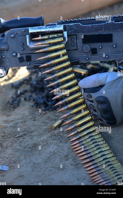 M240 Bravo machine gun Stock Photo - Alamy