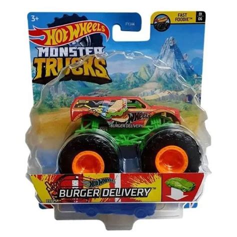 Hot Wheels Monster Trucks Burger Delivery Mattel Ifcat ToyStore Monster Truck