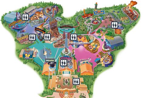 Disneyland Paris Hotel Map