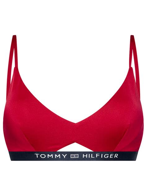 Tommy Hilfiger Bikini Oberteil UW0UW02706 Rot Modivo At