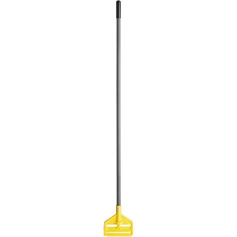 Rubbermaid Fgh Gy Invader Gray Fiberglass Wet Mop Handle Side