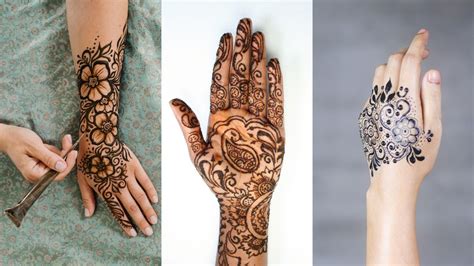 Hariyali Teej 2024 Simple Front And Back Hand Mehndi Designs To Take