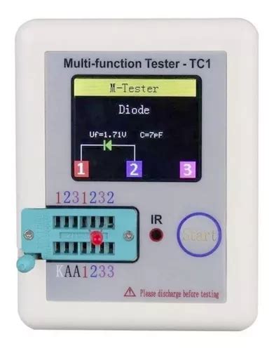 Tester De Componentes Lcr Tc1 Capacitores Diodos Zener Envío gratis