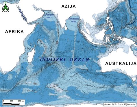 Indijski Okean Geograficg Me