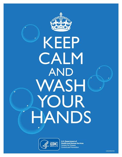 CDC Approved Stock Posters Hand Washing - Show Your Logo