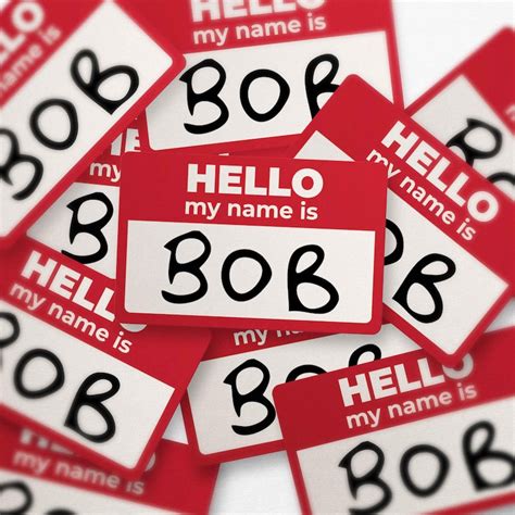 Hello My Name Is Nametag Etsy