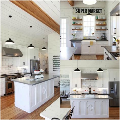 10 Fixer Upper Modern Farmhouse White Kitchen Ideas - Kristen Hewitt