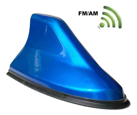 Antena Tiburon Funcional Radio Am Fm Universal Hay Colores