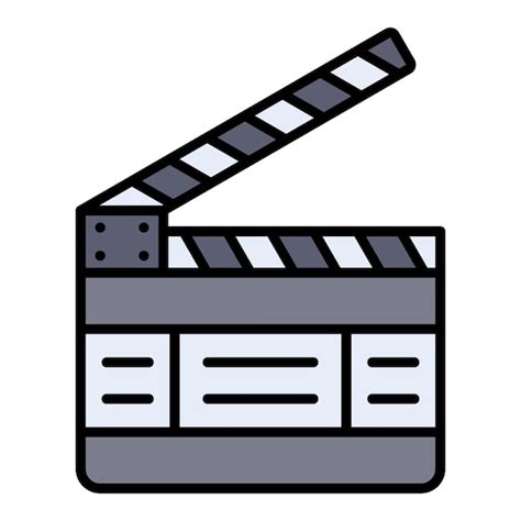 Premium Vector Clapperboard Icon