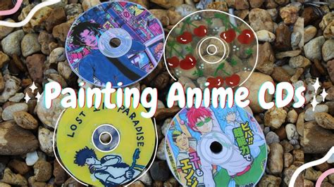 Cd Décor Painting Cds Making Anime Cds Youtube