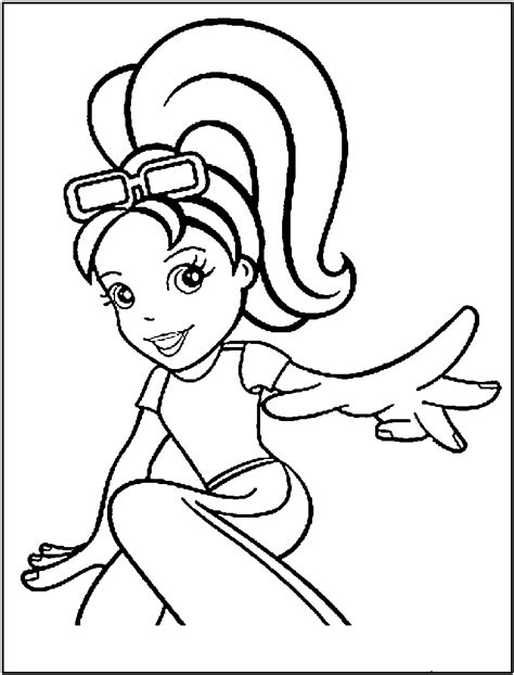 Polly pocket coloring pages to download and print for free