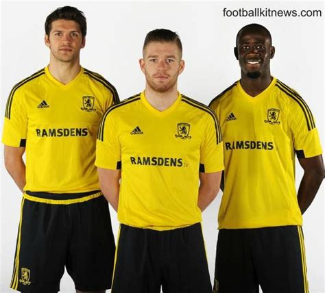 New Boro Away Kit 2015-16 Adidas Middlesbrough Yellow Shirt 15-16 ...