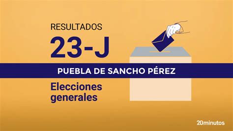 Puebla De Sancho P Rez Resultados Elecciones Generales