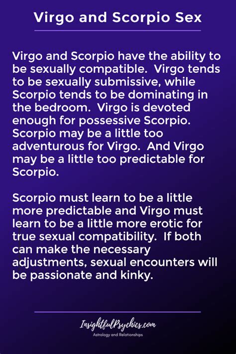 Virgo And Scorpio Compatibility Sex Love And Friendship
