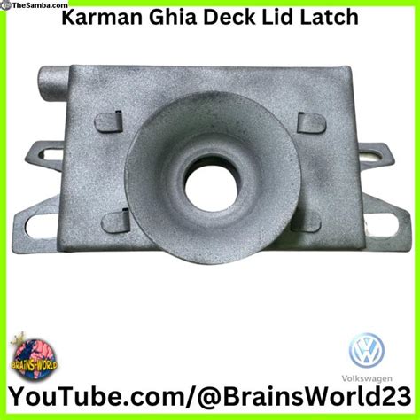 TheSamba VW Classifieds Karmann Ghia Deck Lid Latch SOLD