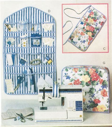 Sew Kit Accessories Serger Cover Apron Organizer Pincushion Chair Bag