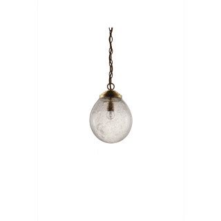 Porta Romana Lighting Small Orb Pendant Clear With Bright Gold MCL43S