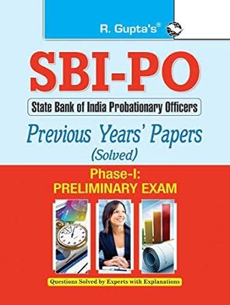 Buy Sbi Po Phase I Preliminary Exam Previous Years Papers Solved