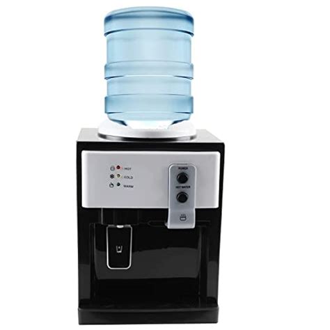 YILIKISS Countertop Water Cooler Dispenser With Hot Cold And Room Temperature Water Top Loading