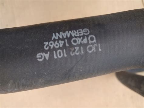 VW SEAT AUDI WĄŻ PRZEWÓD RURA WODY 1J0122101AG - 9474155926 - oficjalne ...