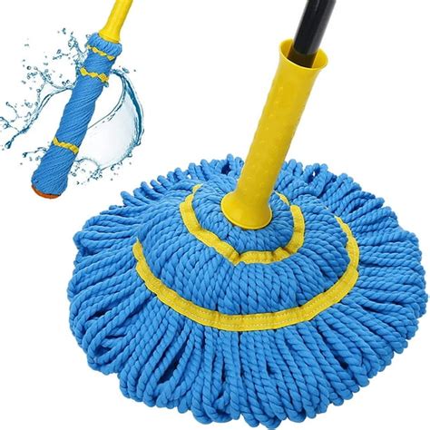 Self Wringing Twist Mops For Floor Cleaning Kefanta Microfiber Floor