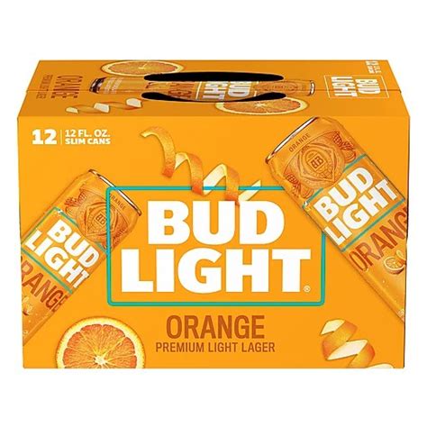 Bud Light Orange 12oz Can - West Hills Beer