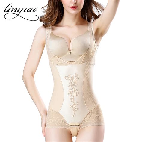 Embroidered Shapewear Sexy Super Thin Body Shaper One Piece Postpartum