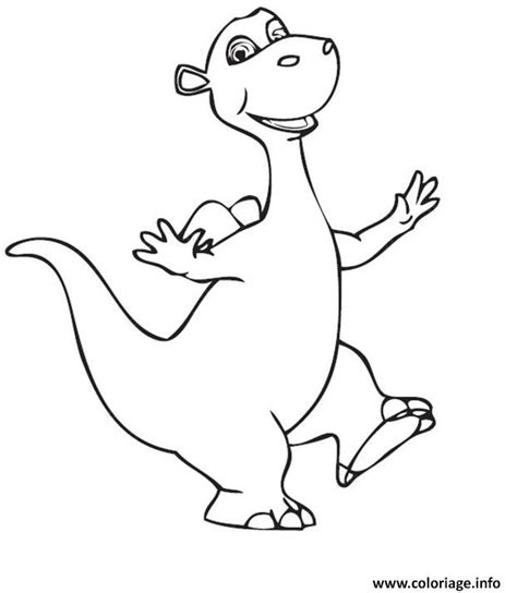 Coloriage Dinosaure Jecolorie