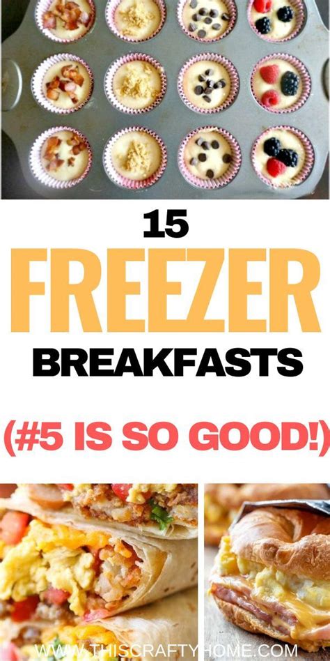 15 Freezer Breakfast Recipes That Will Make A Busy Morning So Much Better Recette Recette