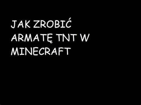 Jak zrobić armatę TNT Minecraft YouTube