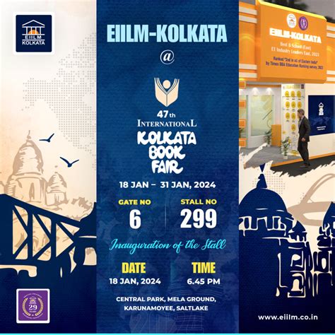 Eiilm Kolkata At Th International Kolkata Book Fair Eiilm Kolkata