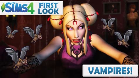 First Look Sims 4 Vampires Game Pack Cas And Build Buy Youtube