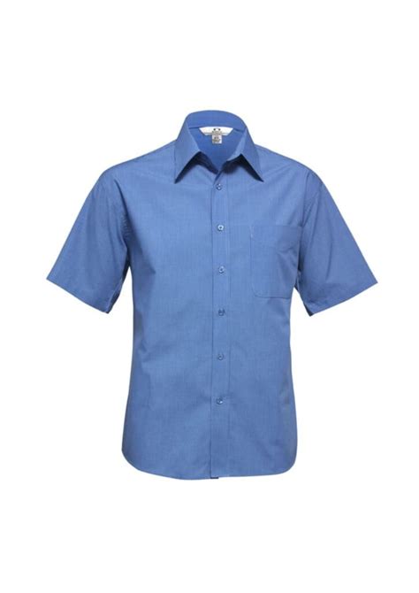 Mens Micro Check Short Sleeve Shirt ASB Branded Merchandise