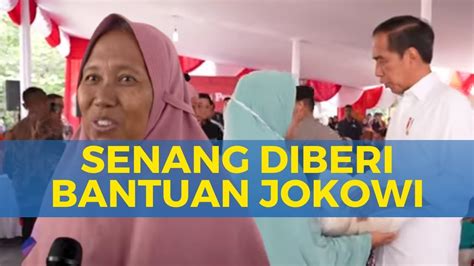 Senangnya Warga Dapat Bantuan Beras Dari Presiden Jokowi Bonus Bisa