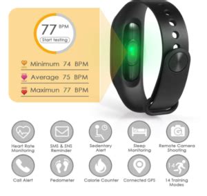 Yo Magic M Intelligence Bluetooth Health Wrist Smart Band Watch