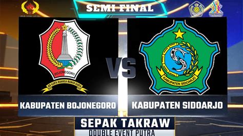 SEMI FINAL KAB BOJONEGORO VS SIDOARJO PORPROV JATIM VIII TAHUN 2023