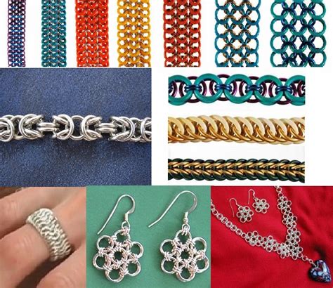 Online Jewelry Making Newsletter Various Free Chainmaille Jewelry Patterns