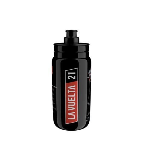 ELITE Bidon Rowerowy FLY Teams 2021 Vuelta Black Map 550 Ml Sklep