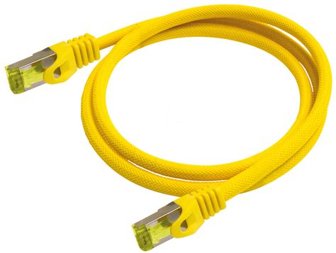 PYT 8070PY-200Y: Patchkabel - Cat.7-kabel, geel 20m bei reichelt elektronik