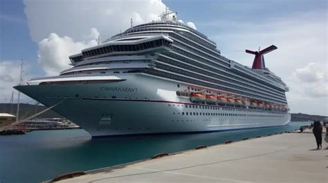 The Ship Is On The Dock Background Carnival Cruise Ships Pictures