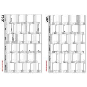 Kalender A1 60x80 Cm 2023 Kalender Bundtrade ApS