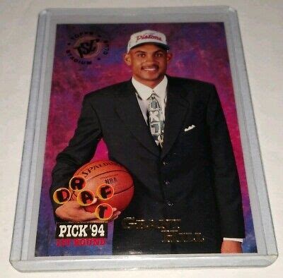 GRANT HILL DETROIT PISTONS 1994 95 TOPPS STADIUM CLUB ROOKIE CARD