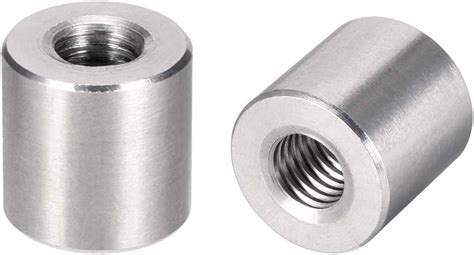 Amazon Uxcell Round Connector Nuts M10x20mm Height Sleeve Rod Bar