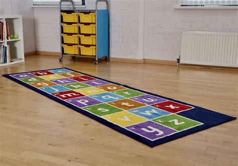 Kinder™ Alphabet Classroom Carpet 3 x 1 metre | Huddle Furniture