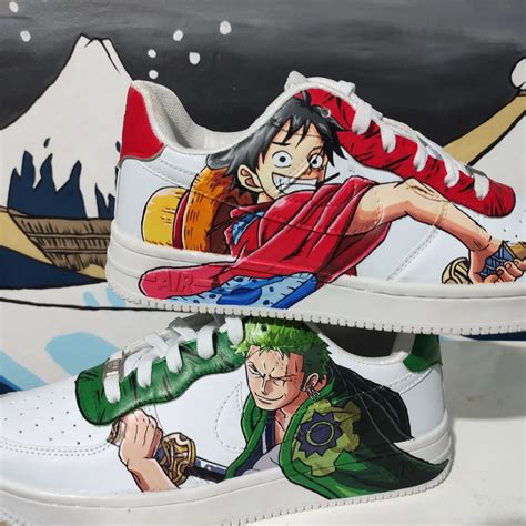 One Piece Luffy X Zoro Air Force 1 Custom Daniel Customs