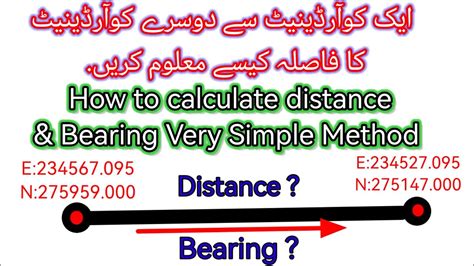 Calculate Distance And Bearing Between Two Coordinates How To Calculate Bearing And Distance