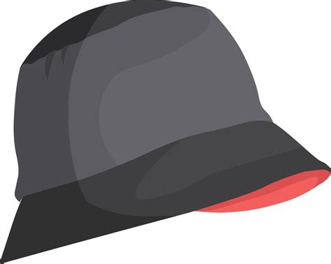 Black hat, illustration, vector on white background 13692153 Vector Art ...