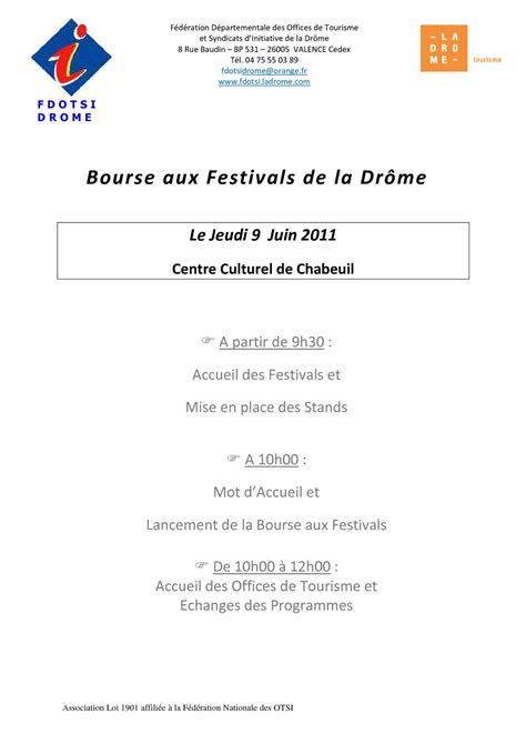 Calam O Programme Bourse Aux Festivals